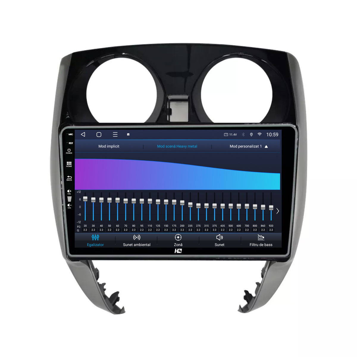 Navigatie HUB64 Nissan Note (2012-2019), 4GB RAM, Android, Octacore, Slot Sim 4G, DSP, GPS, Wi-FI, Carplay, Android Auto, USB, Bluetooth, Waze, Touchscreen, 9'' inch