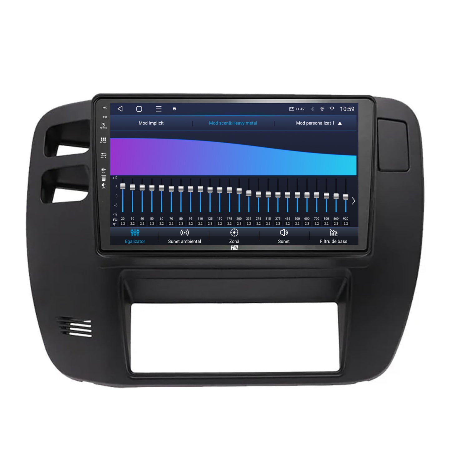 Navigatie HUB64 Nissan Patrol (2000-2005), 4GB RAM, Android, Octacore, Slot Sim 4G, DSP, GPS, Wi-FI, Carplay, Android Auto, USB, Bluetooth, Waze, Touchscreen, 9 inch