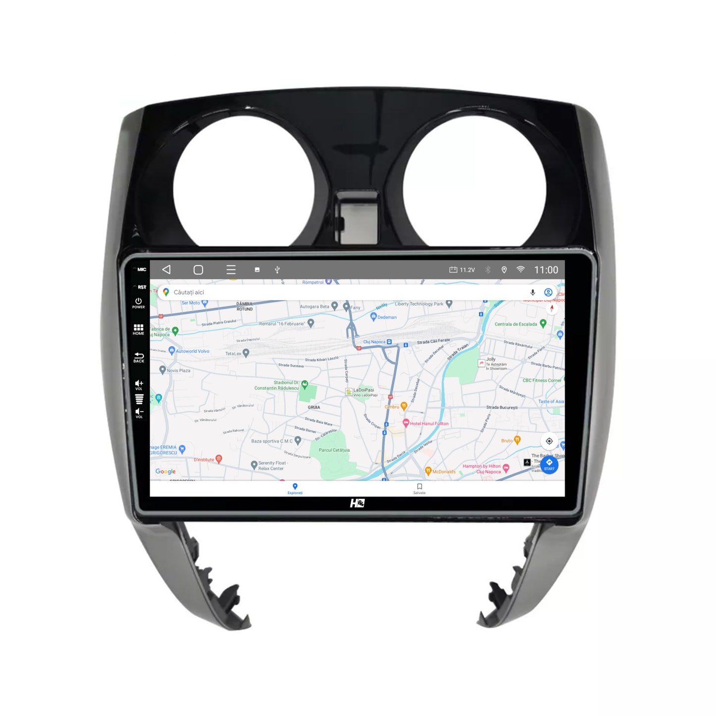 Navigatie HUB64 Nissan Note (2012-2019), 4GB RAM, Android, Quadcore, DSP, GPS, Wi-FI, Carplay, Android Auto, USB, Bluetooth, Waze, Touchscreen, 9'' inch
