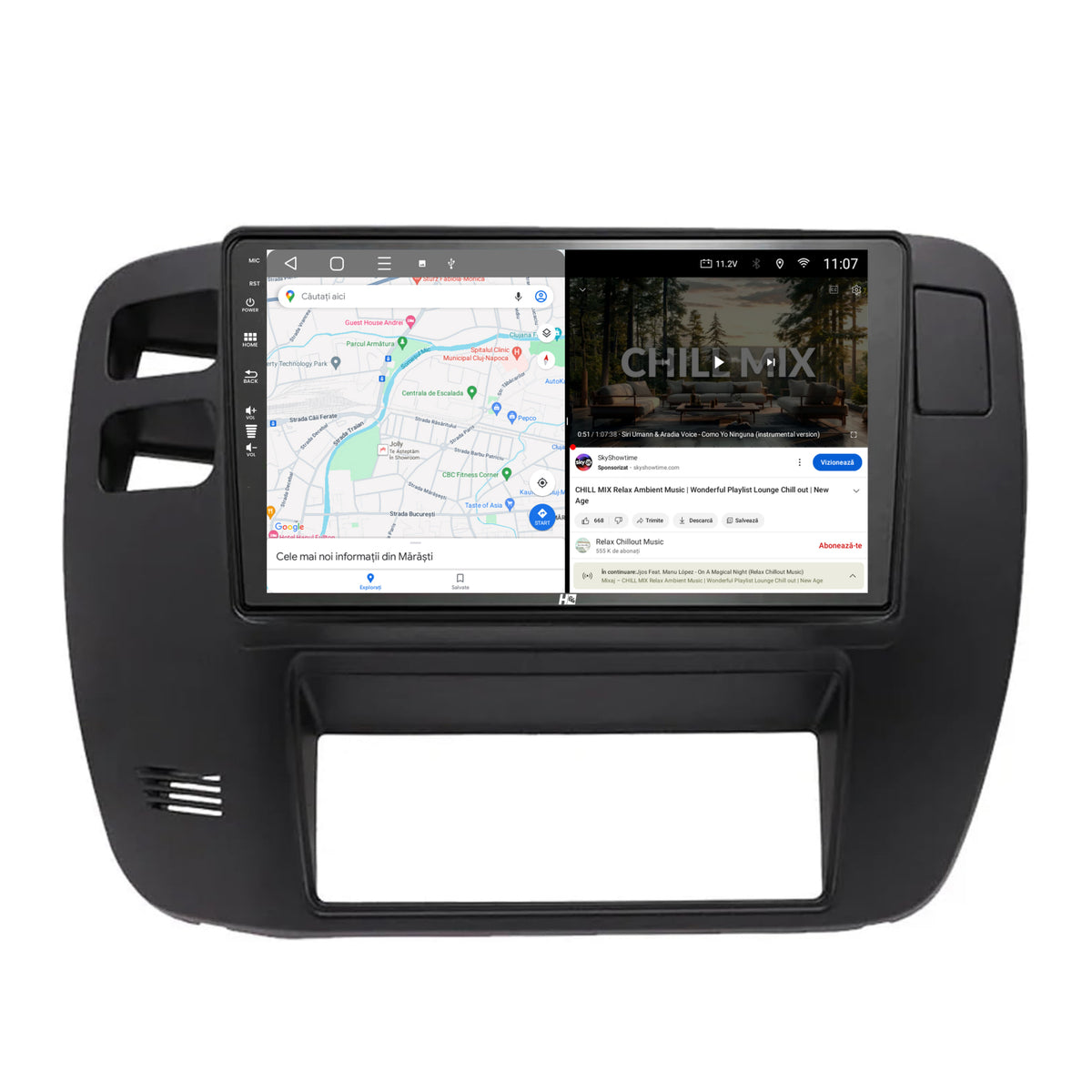 Navigatie HUB64 Nissan Patrol (2000-2005), 6GB RAM, Android, Octacore, Slot Sim 4G, DSP, GPS, Wi-FI, Carplay, Android Auto, USB, Bluetooth, Waze, Touchscreen, 9 Inch