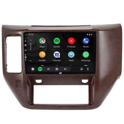 Navigatie HUB64 Nissan Patrol (2004-2012), 8GB RAM, Android, Octacore, Slot Sim 4G, DSP, GPS, Wi-FI, Carplay, Android Auto, USB, Bluetooth, Waze, Touchscreen, 9'' Inch
