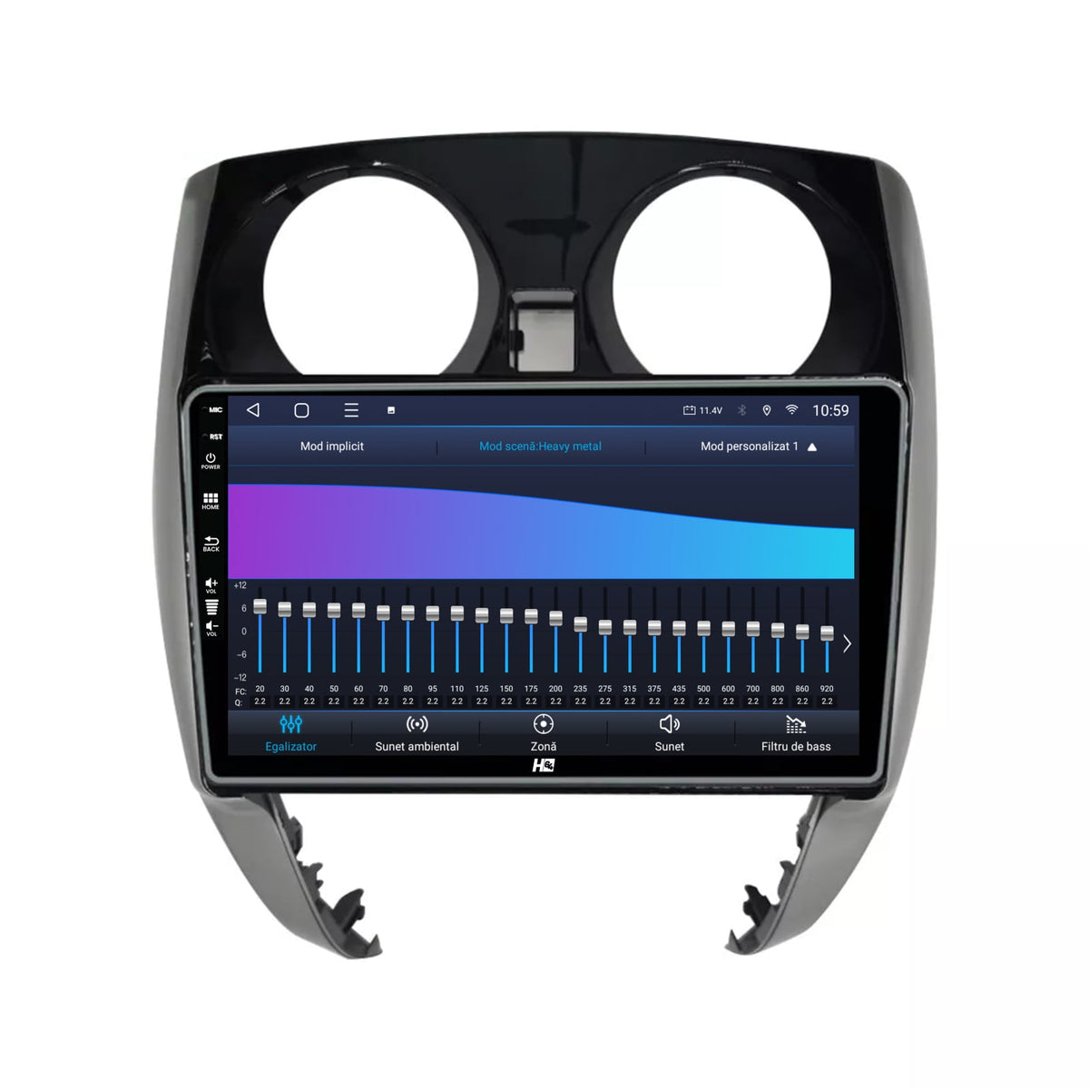 Navigatie HUB64 Nissan Note (2012-2019), 8GB RAM, Android, Octacore, Slot Sim 4G, DSP, GPS, Wi-FI, Carplay, Android Auto, USB, Bluetooth, Waze, Touchscreen, 9'' Inch