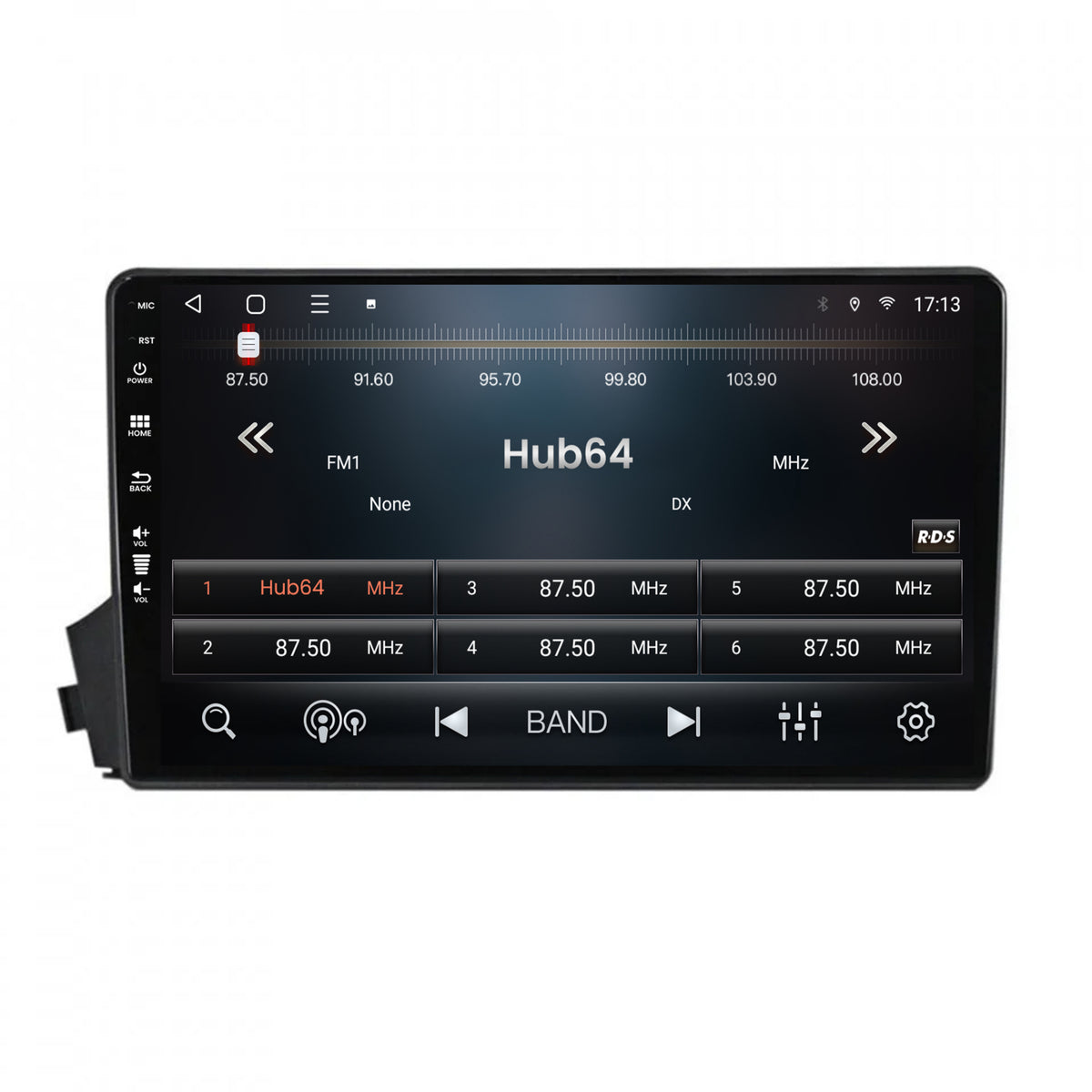 Navigatie HUB64 Ssangyong Actyon-Kyron (2005-2011), 8GB RAM, Android, Octacore, Slot Sim 4G, DSP, GPS, Wi-FI, Carplay, Android Auto, USB, Bluetooth, Waze, Touchscreen, 9 Inch