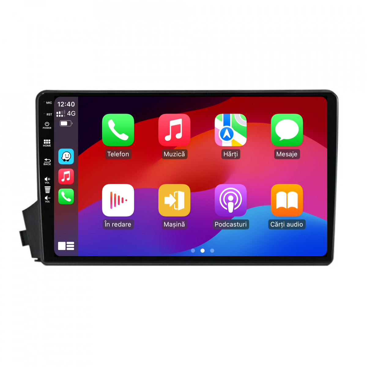 Navigatie HUB64 Ssangyong Actyon-Kyron (2005-2011), 8GB RAM, Android, Octacore, Slot Sim 4G, DSP, GPS, Wi-FI, Carplay, Android Auto, USB, Bluetooth, Waze, Touchscreen, 9 Inch
