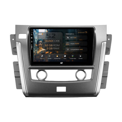 Navigatie HUB64 Nissan Patrol (2010-2020), 2GB RAM, Android, GPS, Wi-FI, Carplay, Android Auto, USB, Bluetooth, Radio, Waze, Touchscreen, 10.1 Inch
