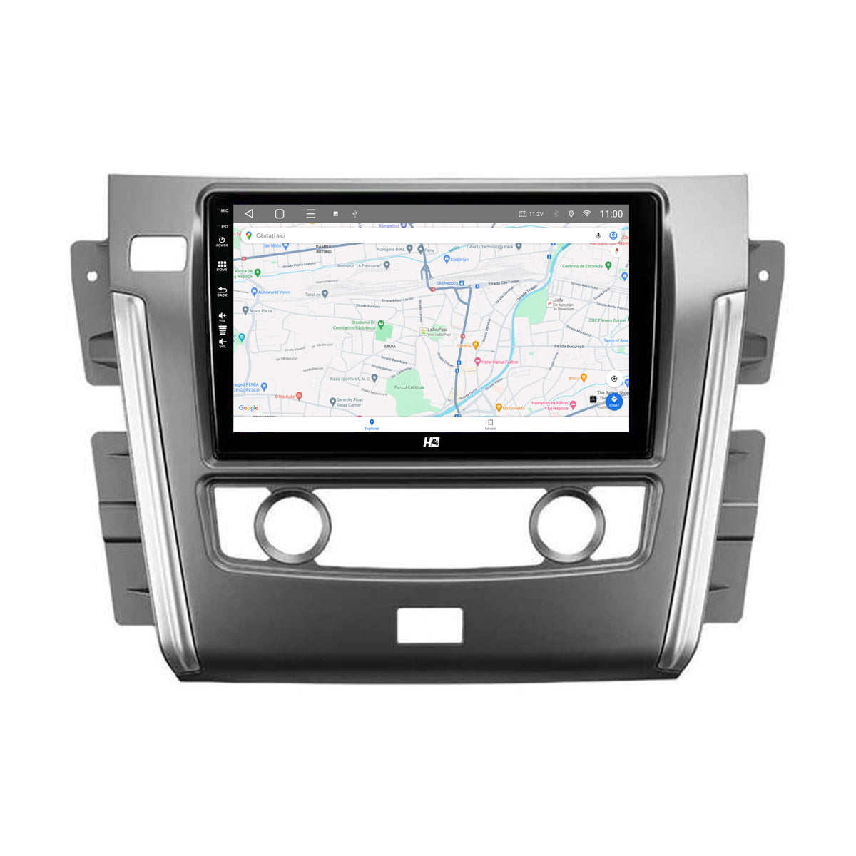 Navigatie HUB64 Nissan Patrol (2010-2020), 4GB RAM, Android, Octacore, Slot Sim 4G, DSP, GPS, Wi-FI, Carplay, Android Auto, USB, Bluetooth, Waze, Touchscreen, 10.1 nch