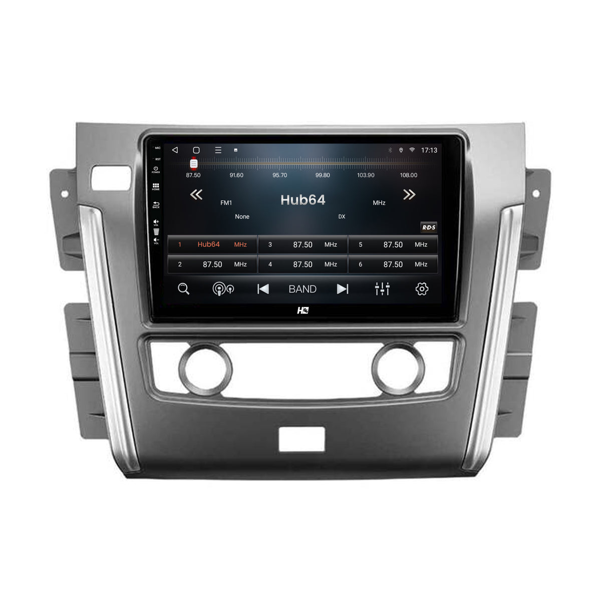 Navigatie HUB64 Nissan Patrol (2010-2020), 4GB RAM, Android, Octacore, Slot Sim 4G, DSP, GPS, Wi-FI, Carplay, Android Auto, USB, Bluetooth, Waze, Touchscreen, 10.1 nch
