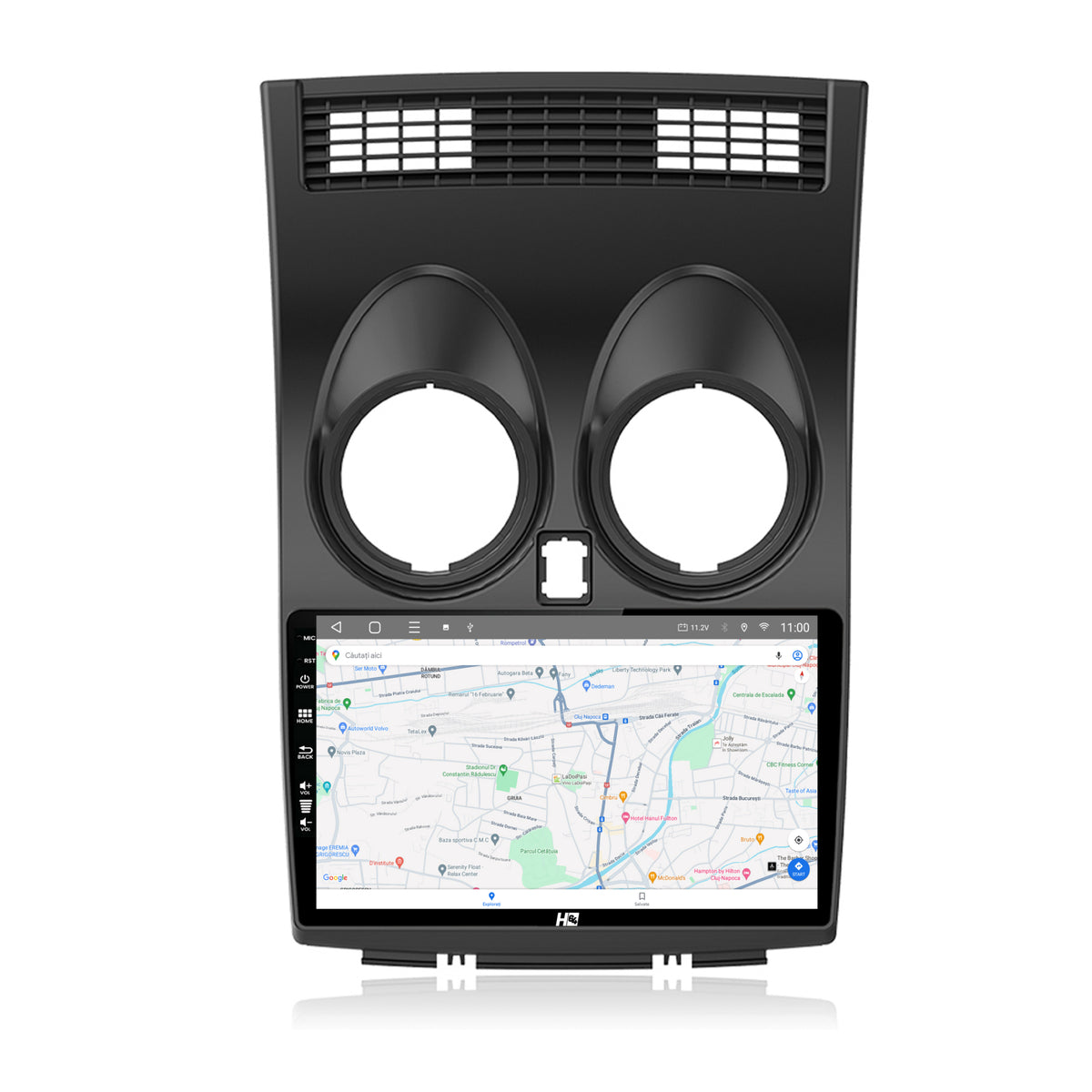 Navigatie HUB64 Nissan Qashqai (2006-2014), 8GB RAM, Android, Octacore, Slot Sim 4G, DSP, GPS, Wi-FI, Carplay, Android Auto, USB, Bluetooth, Waze, Touchscreen, 9 Inch