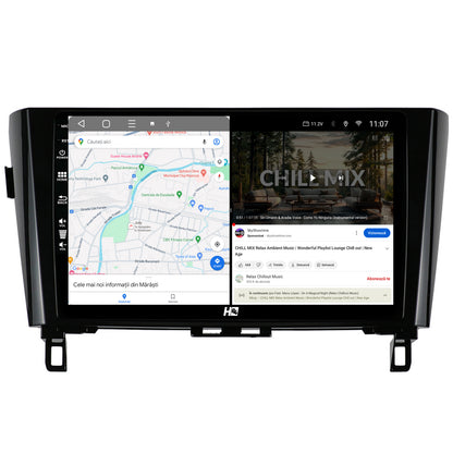 Navigatie HUB64 Nissan Qashqai / X-Trail (2013-2020), 6GB RAM, Android, Octacore, Slot Sim 4G, DSP, GPS, Wi-FI, Carplay, Android Auto, USB, Bluetooth, Waze, Touchscreen, 10.1 Inch