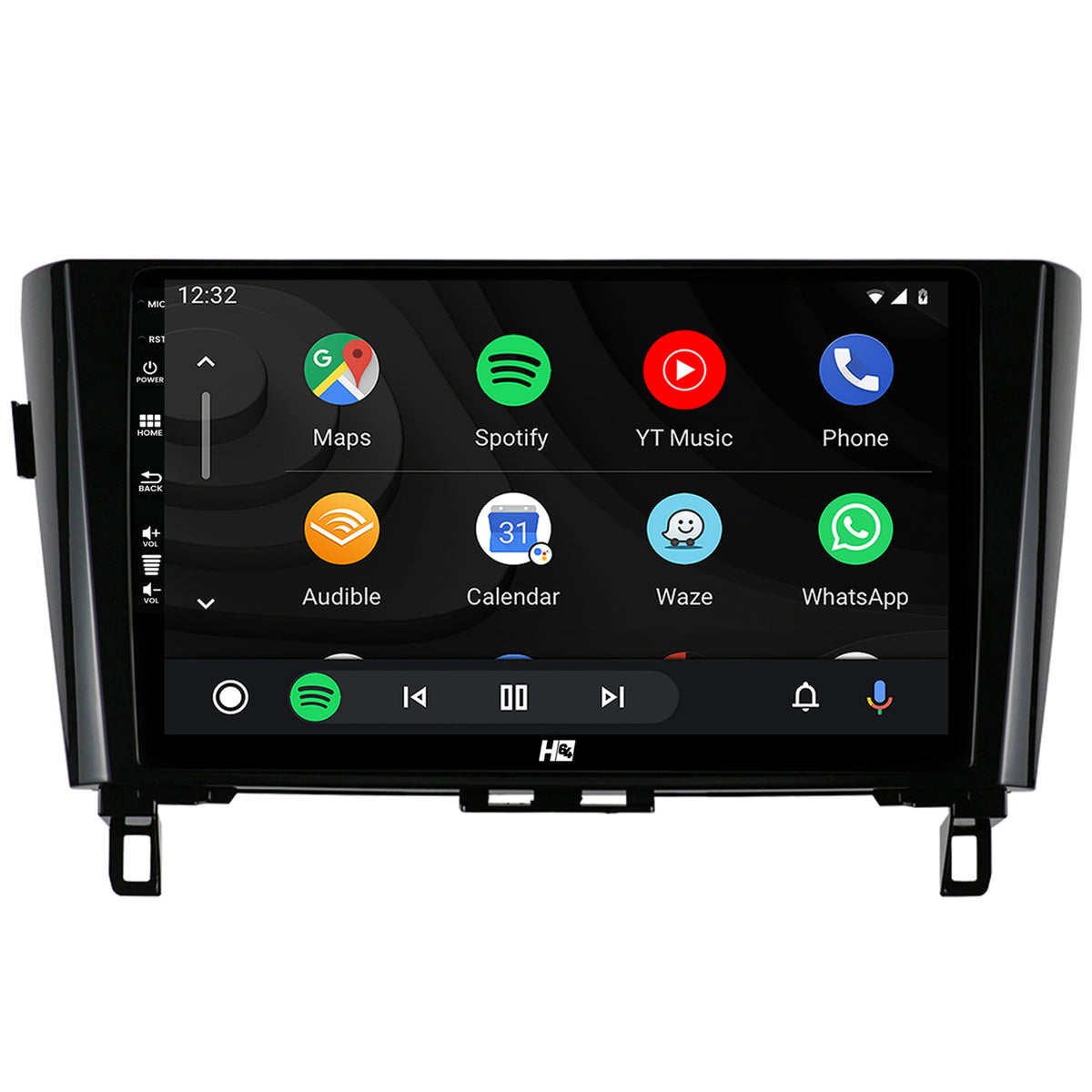 Navigatie HUB64 Nissan Qashqai / X-Trail (2013+), 4GB RAM, Android, Quadcore, DSP, GPS, Wi-FI, Carplay, Android Auto, USB, Bluetooth, Waze, Touchscreen, 10.1 Inch