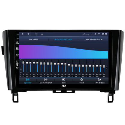 Navigatie HUB64 Nissan Qashqai / X-Trail (2013+), 8GB RAM, Android, Octacore, Slot Sim 4G, DSP, GPS, Wi-FI, Carplay, Android Auto, USB, Bluetooth, Waze, Touchscreen, 10.1 Inch