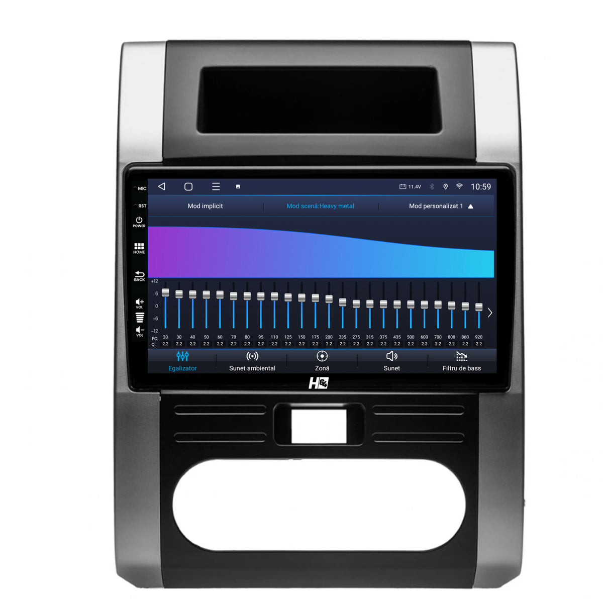 Navigatie HUB64 Nissan X-Trail (2007-2013), 6GB RAM, Android, Octacore, Slot Sim 4G, DSP, GPS, Wi-FI, Carplay, Android Auto, USB, Bluetooth, Waze, Touchscreen, 10.1 Inch