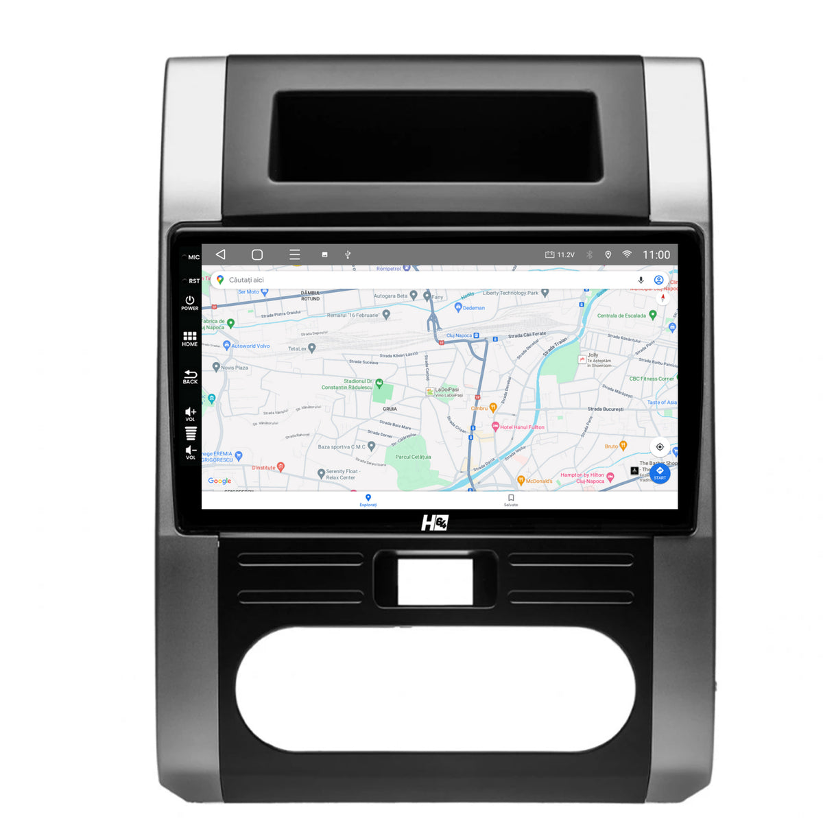 Navigatie HUB64 Nissan X-Trail (2007-2013), 6GB RAM, Android, Octacore, Slot Sim 4G, DSP, GPS, Wi-FI, Carplay, Android Auto, USB, Bluetooth, Waze, Touchscreen, 10.1 Inch