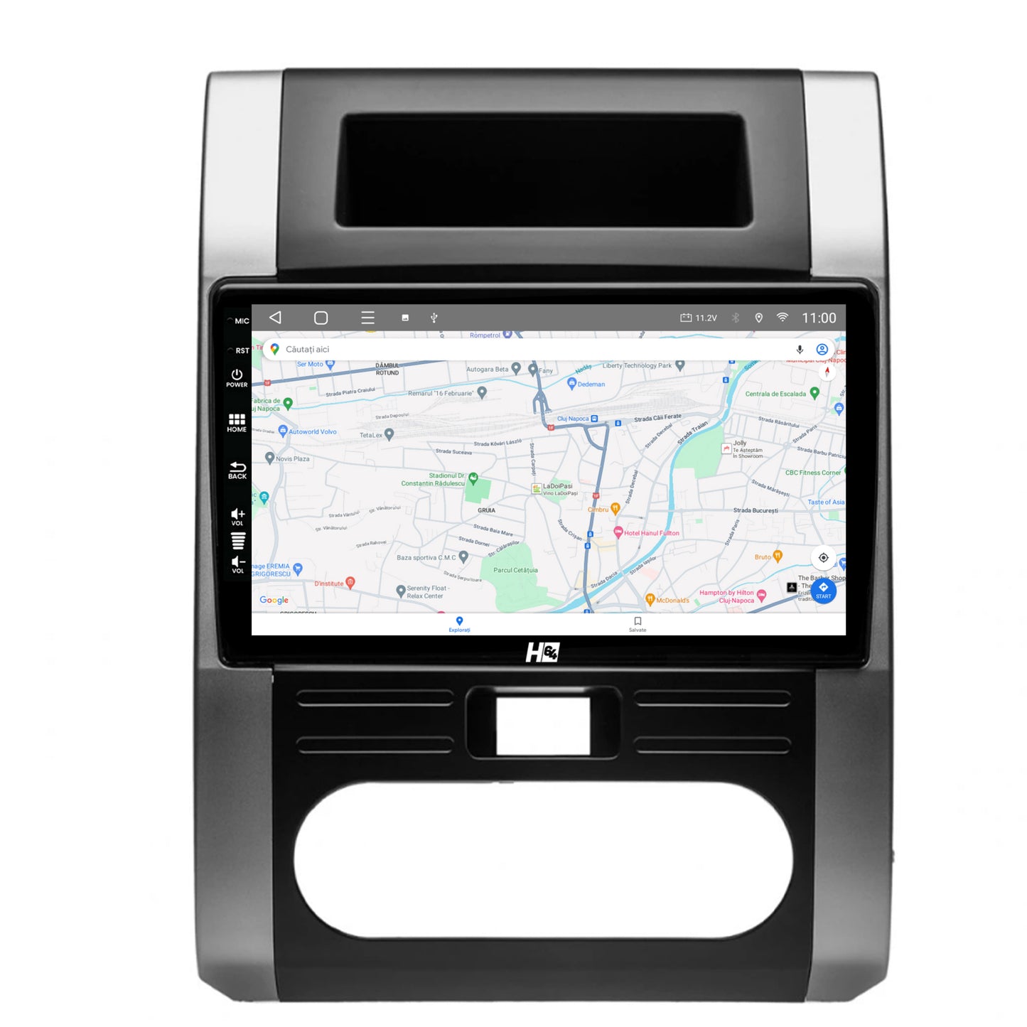 Navigatie HUB64 Nissan X-Trail (2007-2015), 2GB RAM, Android, GPS, Wi-FI, Carplay, Android Auto, USB, Bluetooth, Radio, Waze, Touchscreen, 10.1 inch