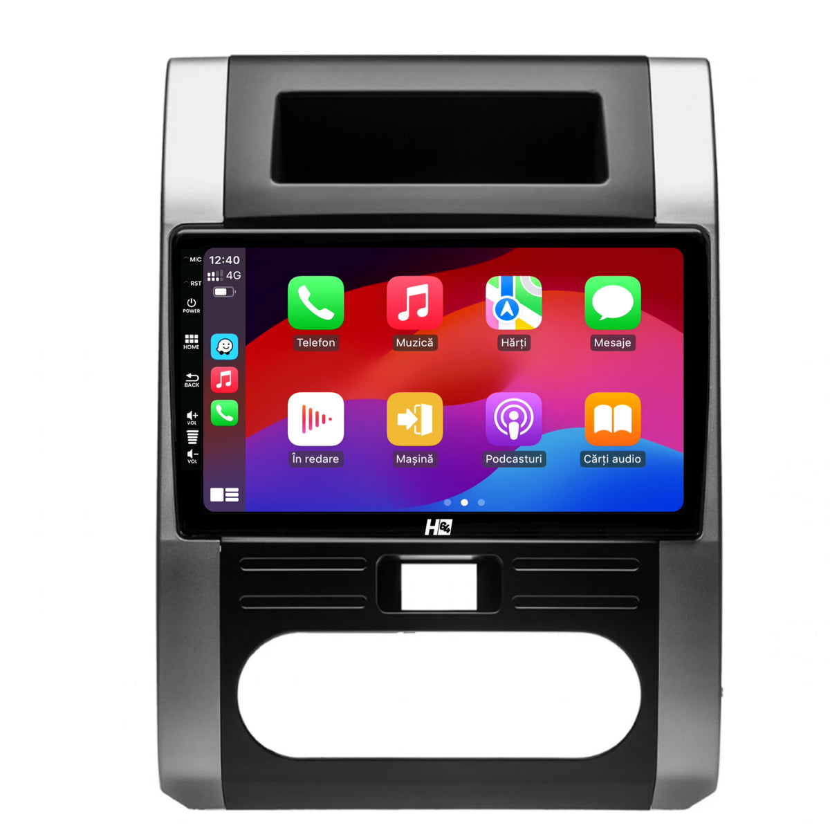 Navigatie HUB64 Nissan X-Trail (2007-2015), 4GB RAM, Android, Octacore, Slot Sim 4G, DSP, GPS, Wi-FI, Carplay, Android Auto, USB, Bluetooth, Waze, Touchscreen, 10.1 Inch