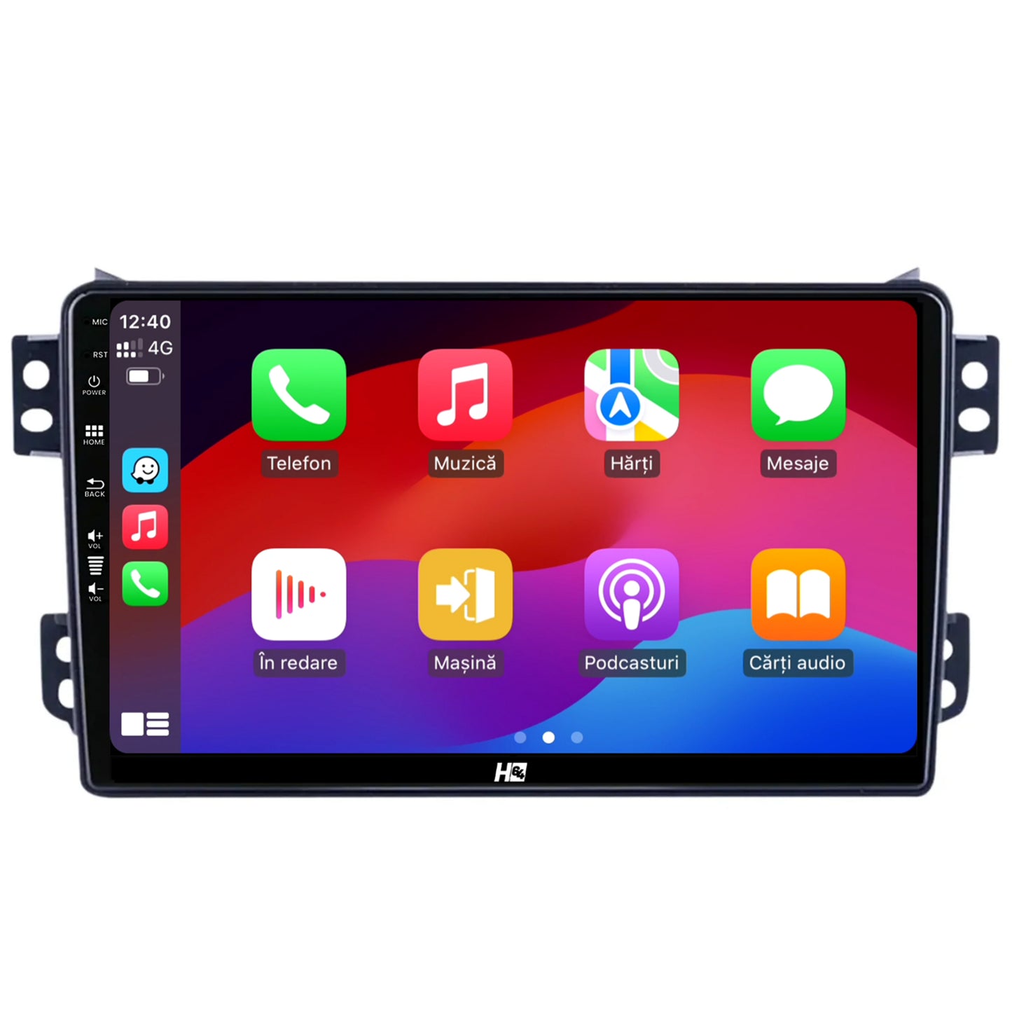 Navigatie HUB64 Opel Agila (2007-2014), 2GB RAM, Android, GPS, Wi-FI, Carplay, Android Auto, USB, Bluetooth, Radio, Waze, Touchscreen, 9 inch
