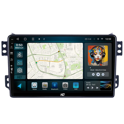 Navigatie HUB64 Opel Agila Suzuki Splash (2007-2014), 4GB RAM, Android, Octacore, Slot Sim 4G, DSP, GPS, Wi-FI, Carplay, Android Auto, USB, Bluetooth, Waze, Touchscreen, 9 inch