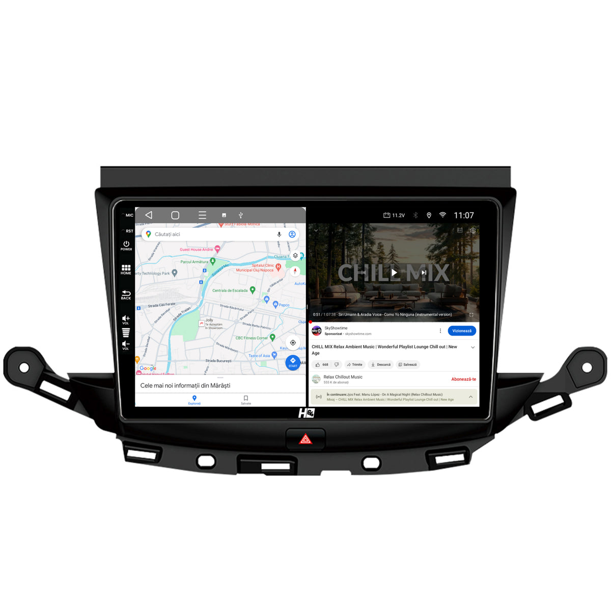 Navigatie HUB64 Opel Astra K, 8GB RAM, Android, Octacore, Slot Sim 4G, DSP, GPS, Wi-FI, Carplay, Android Auto, USB, Bluetooth, Waze, Touchscreen, 9 Inch