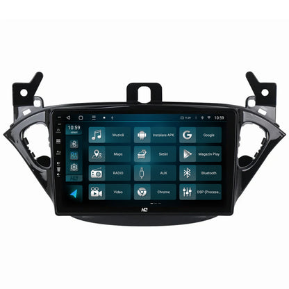 Navigatie HUB64 Opel Corsa E / Adam (2013-2019), 4GB RAM, Android, Octacore, Slot Sim 4G, DSP, GPS, Wi-FI, Carplay, Android Auto, USB, Bluetooth, Waze, Touchscreen, 9 inch