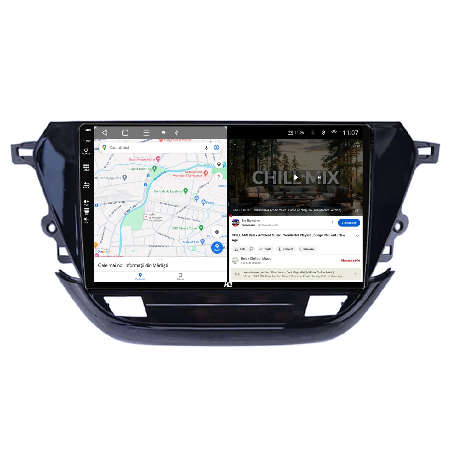 Navigatie HUB64 Opel Corsa F (2019+), 4GB RAM, Android, Octacore, Slot Sim 4G, DSP, GPS, Wi-FI, Carplay, Android Auto, USB, Bluetooth, Waze, Touchscreen, 9 inch