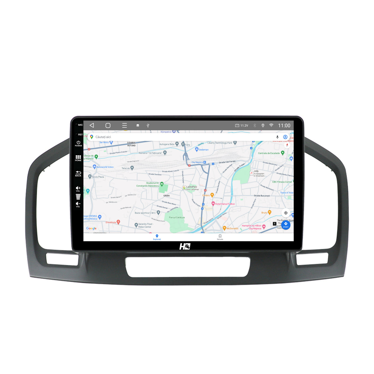 Navigatie HUB64 Opel Insignia (2008-2013), 4GB RAM, Android, Quadcore, DSP, GPS, Wi-FI, Carplay, Android Auto, USB, Bluetooth, Waze, Touchscreen, 9 inch