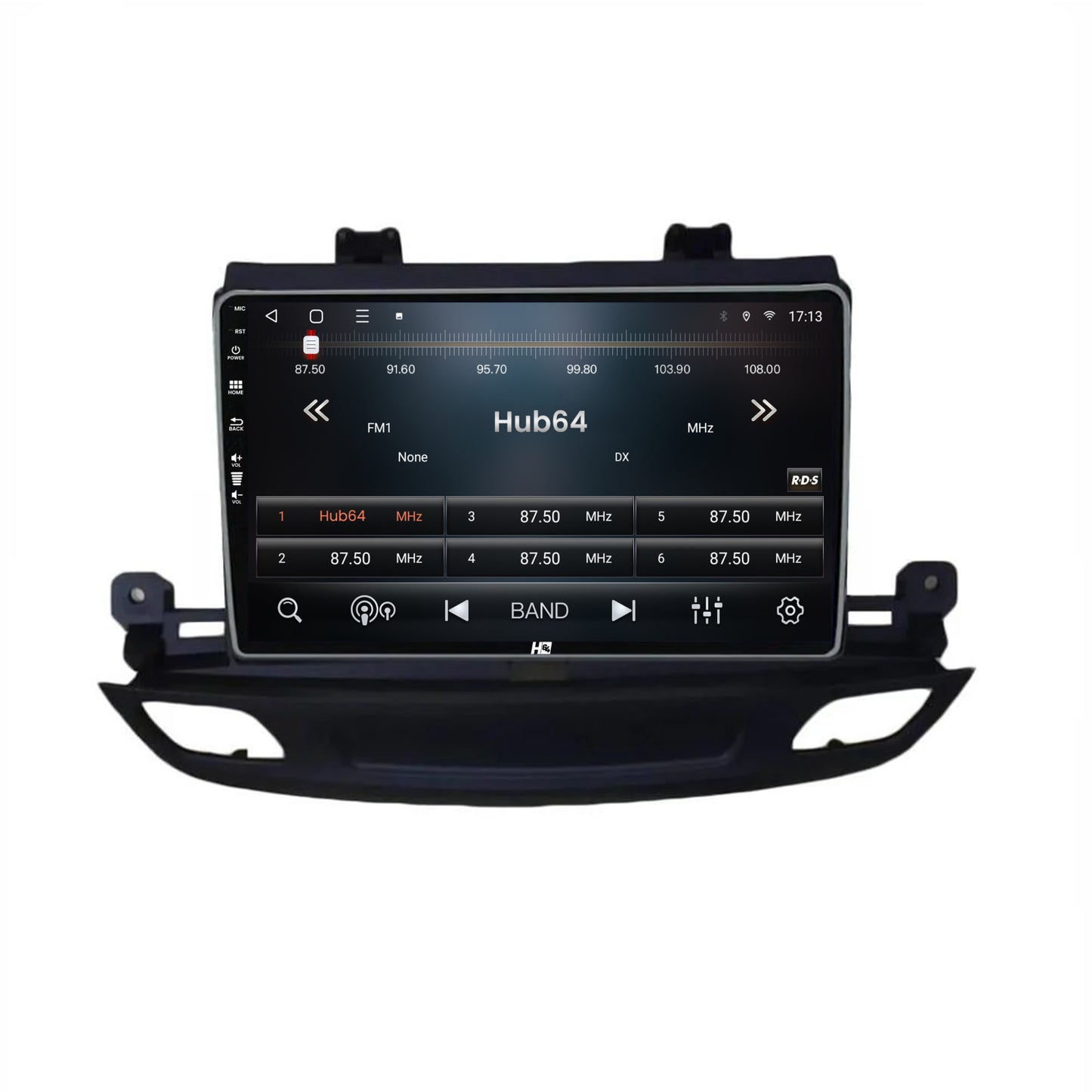 Navigatie HUB64 Opel Insignia (2017+), 6GB RAM, Android, Octacore, Slot Sim 4G, DSP, GPS, Wi-FI, Carplay, Android Auto, USB, Bluetooth, Waze, Touchscreen, 9 Inch