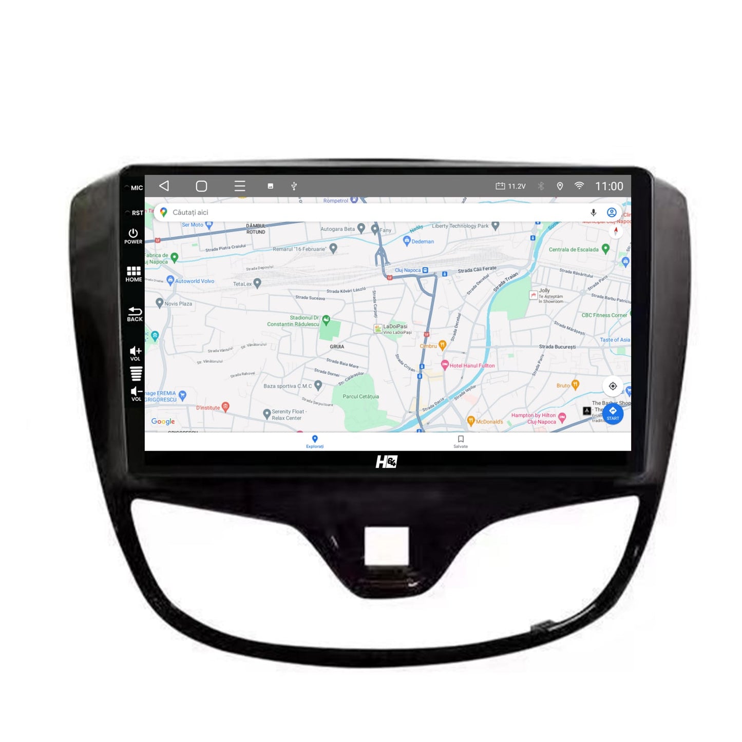 Navigatie HUB64 Opel Karl (2015-2019), 4GB RAM, Android, Octacore, Slot Sim 4G, DSP, GPS, Wi-FI, Carplay, Android Auto, USB, Bluetooth, Waze, Touchscreen, 9 inch
