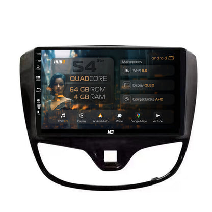 Navigatie HUB64 Opel Karl (2015-2019), 4GB RAM, Android, Quadcore, DSP, GPS, Wi-FI, Carplay, Android Auto, USB, Bluetooth, Waze, Touchscreen, 9 inch