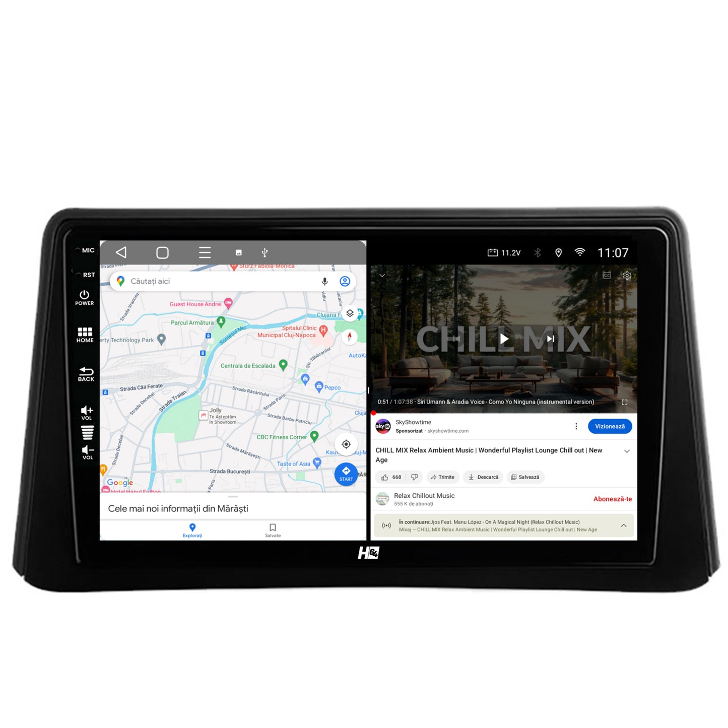 Navigatie HUB64 Opel Mokka (2012-2016), 6GB RAM, Android, Octacore, Slot Sim 4G, DSP, GPS, Wi-FI, Carplay, Android Auto, USB, Bluetooth, Waze, Touchscreen, 9 Inch