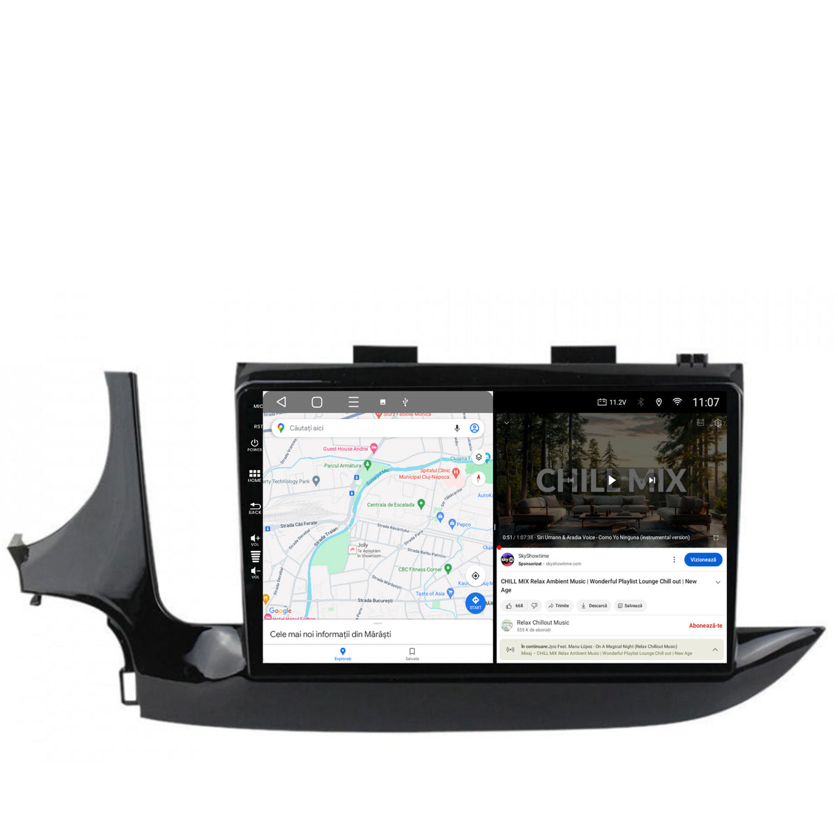 Navigatie HUB64 Opel Mokka (2016-Prezent), 4GB RAM, Android, Quadcore, DSP, GPS, Wi-FI, Carplay, Android Auto, USB, Bluetooth, Waze, Touchscreen, 9 inch