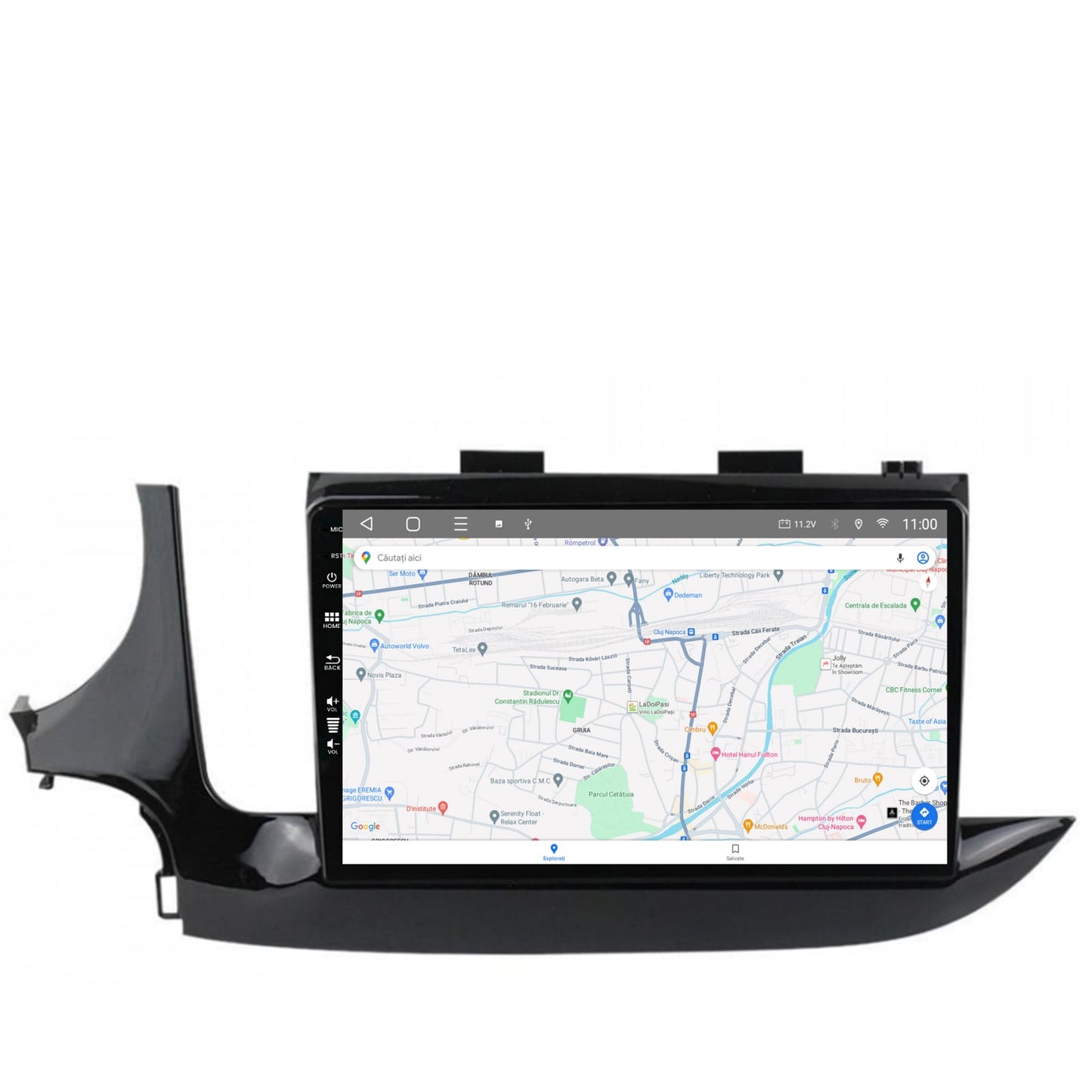 Navigatie HUB64 Opel Mokka (2016-Prezent), 8GB RAM, Android, Octacore, Slot Sim 4G, DSP, GPS, Wi-FI, Carplay, Android Auto, USB, Bluetooth, Waze, Touchscreen, 9 Inch