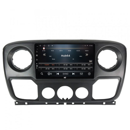 Navigatie HUB64 Opel Movano / Renault Master / Nissan NV400 (2011-2019), 2GB RAM, Android, GPS, Wi-FI, Carplay, Android Auto, USB, Bluetooth, Radio, Waze, Touchscreen, 10.1 inch