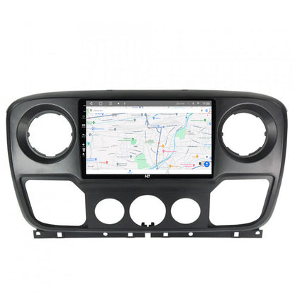 Navigatie HUB64 Opel Movano / Renault Master / Nissan NV400 (2011-2019), 2GB RAM, Android, GPS, Wi-FI, Carplay, Android Auto, USB, Bluetooth, Radio, Waze, Touchscreen, 10.1 inch
