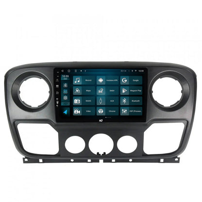 Navigatie HUB64 Opel Movano / Renault Master / Nissan NV400 (2011-2019), 4GB RAM, Android, Octacore, Slot Sim 4G, DSP, GPS, Wi-FI, Carplay, Android Auto, USB, Bluetooth, Waze, Touchscreen, 10.1 Inc