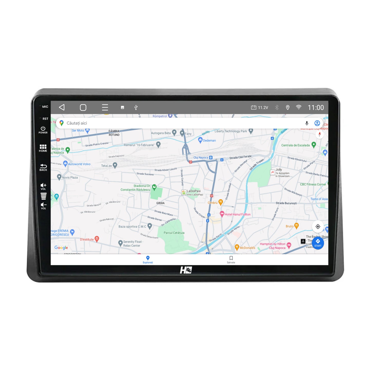 Navigatie HUB64 Opel Movano / Renault Master (2020-2024), 8GB RAM, Android, Octacore, Slot Sim 4G, DSP, GPS, Wi-FI, Carplay, Android Auto, USB, Bluetooth, Waze, Touchscreen, 10.1 Inch