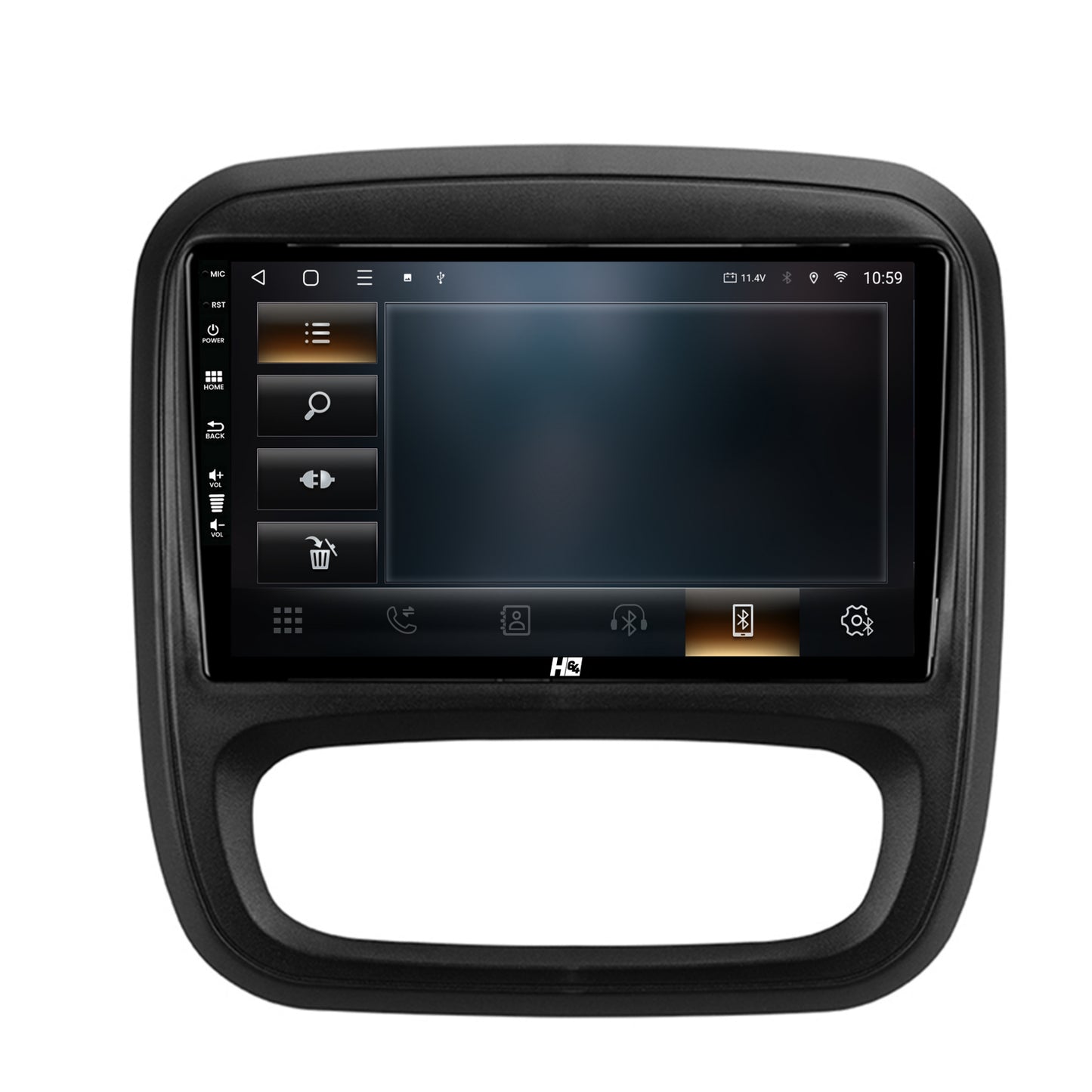 Navigatie HUB64 Opel Vivaro / Renault Trafic / Fiat Talento (2014-2017), 2GB RAM, Android, GPS, Wi-FI, Carplay, Android Auto, USB, Bluetooth, Radio, Waze, Touchscreen, 9 inch