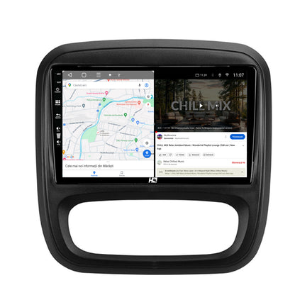 Navigatie HUB64 Opel Vivaro / Renault Trafic / Fiat Talento (2014-2017), 4GB RAM, Android, Quadcore, DSP, GPS, Wi-FI, Carplay, Android Auto, USB, Bluetooth, Waze, Touchscreen, 9 inch