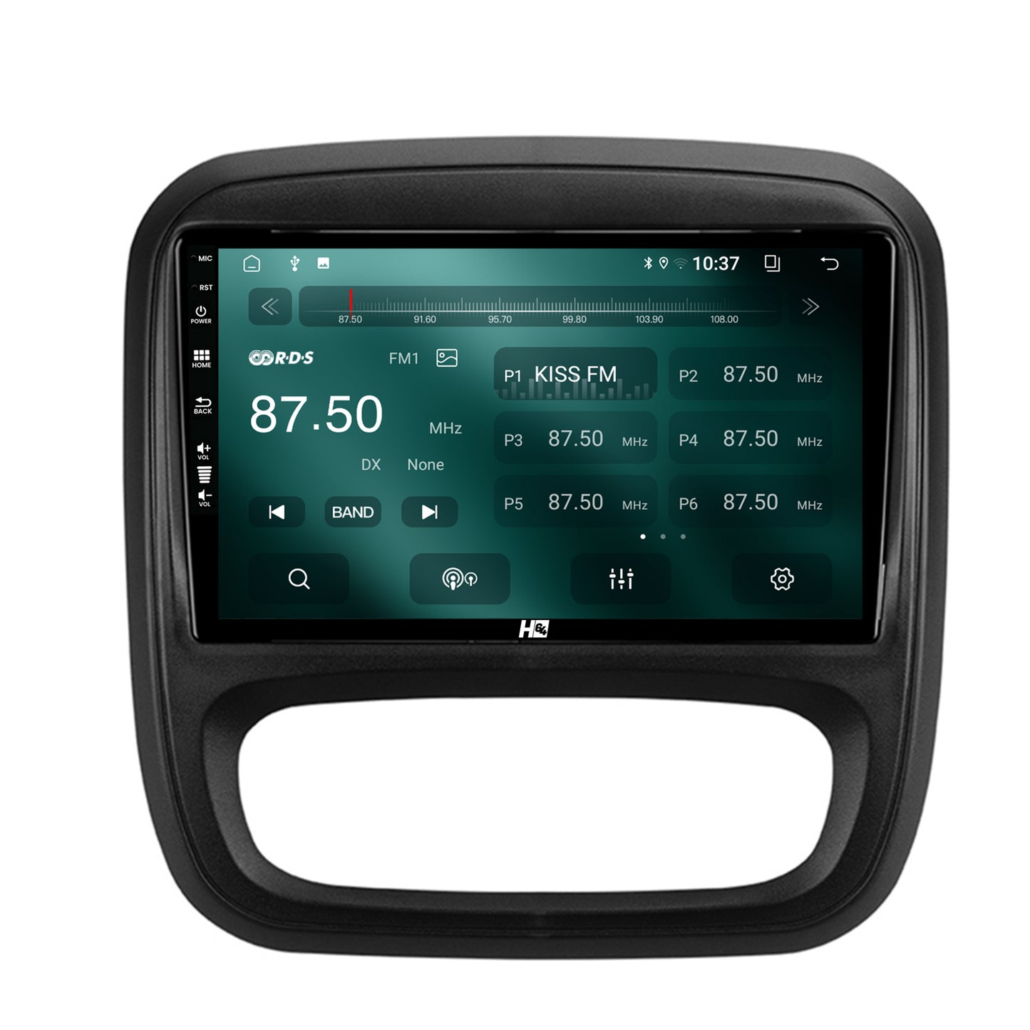 Navigatie HUB64 Opel Vivaro / Renault Trafic / Fiat Talento (2014-2017), 2GB RAM, Android, GPS, Wi-FI, Carplay, Android Auto, USB, Bluetooth, Radio, Waze, Touchscreen, 9 inch