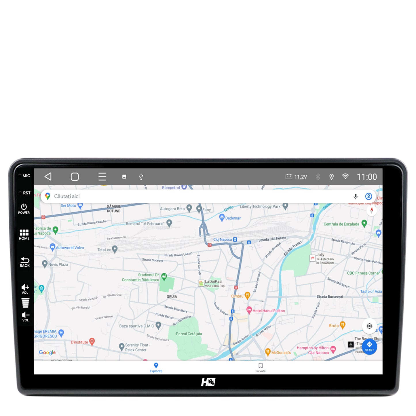 Navigatie HUB64 Opel Vivaro / Renault Trafic / Nissan Primastar (2006-2010), 4GB RAM, Android, Quadcore, DSP, GPS, Wi-FI, Carplay, Android Auto, USB, Bluetooth, Waze, Touchscreen, 10 inch