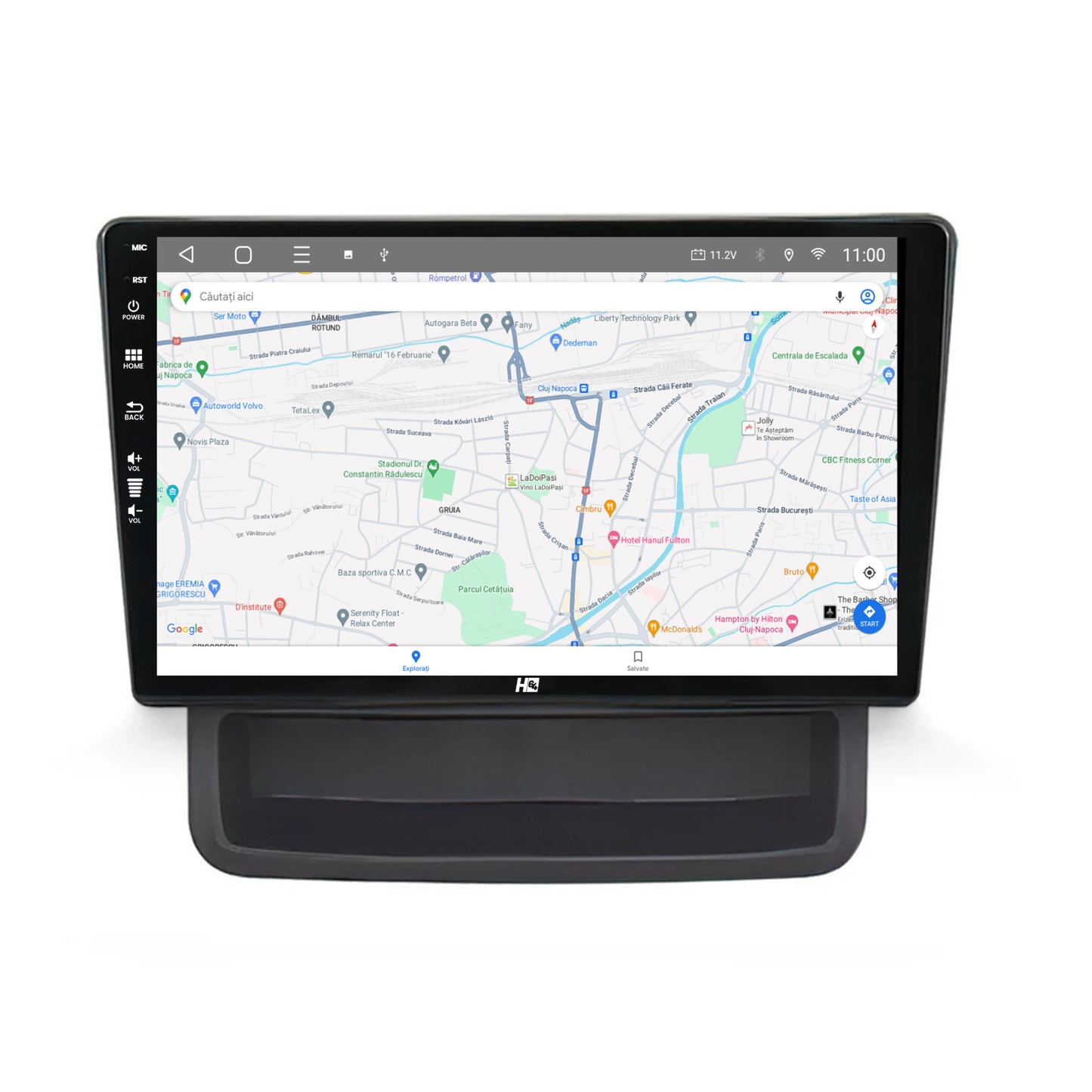 Navigatie HUB64 Renault Trafic / Opel Vivaro (2010-2014), 2GB RAM, Android, GPS, Wi-FI, Carplay, Android Auto, USB, Bluetooth, Radio, Waze, Touchscreen, 10 inch