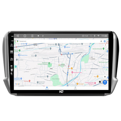 Navigatie HUB64 Peugeot 208/2008 (2012+), 4GB RAM, Android, Quadcore, DSP, GPS, Wi-FI, Carplay, Android Auto, USB, Bluetooth, Waze, Touchscreen, 10.1 Inch