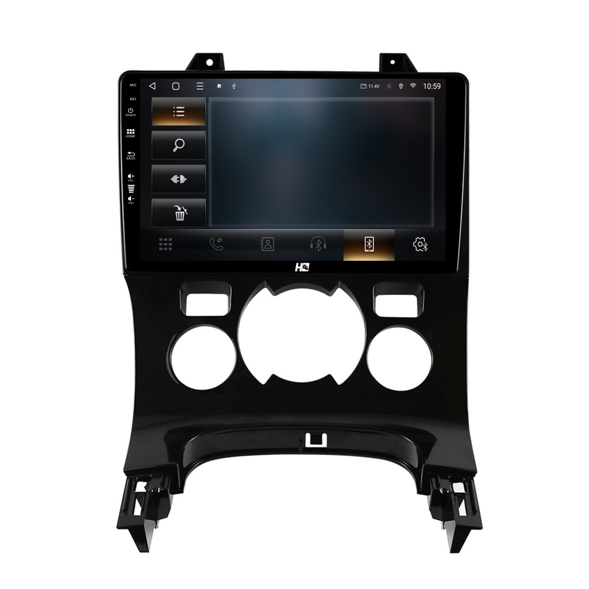 Navigatie HUB64 Peugeot 3008/5008, 2GB RAM, Android, GPS, Wi-FI, Carplay, Android Auto, USB, Bluetooth, Radio, Waze, Touchscreen, 9 inch