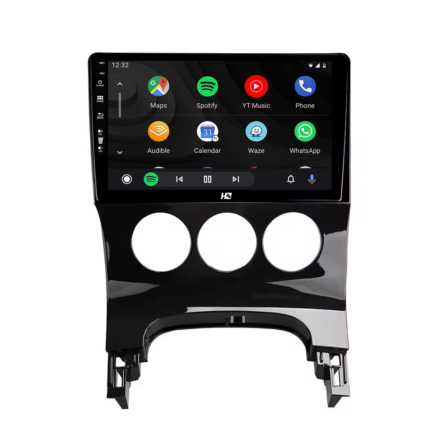 Navigatie HUB64 Peugeot 3008/5008, 2GB RAM, Android, GPS, Wi-FI, Carplay, Android Auto, USB, Bluetooth, Radio, Waze, Touchscreen, 9 inch
