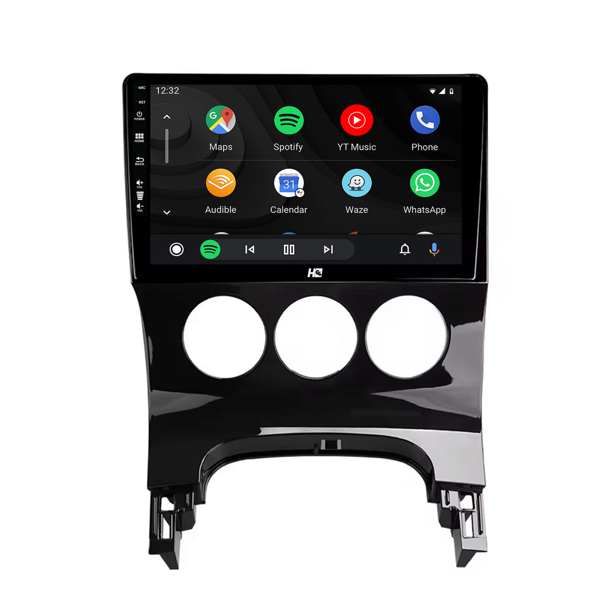 Navigatie HUB64 Peugeot 3008/5008, 4GB RAM, Android, Octacore, Slot Sim 4G, DSP, GPS, Wi-FI, Carplay, Android Auto, USB, Bluetooth, Waze, Touchscreen, 9 inch