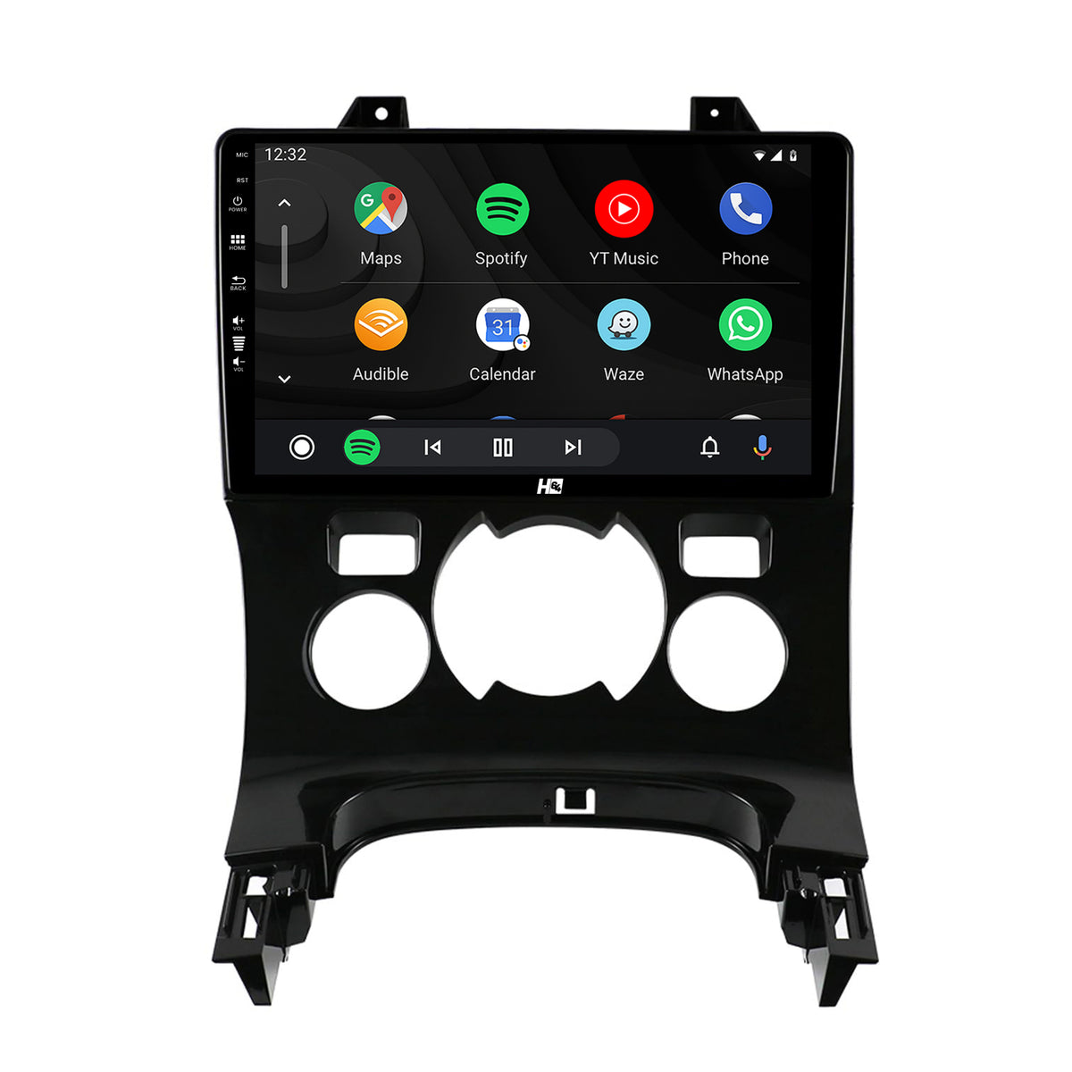 Navigatie HUB64 Peugeot 3008/5008, 4GB RAM, Android, Octacore, Slot Sim 4G, DSP, GPS, Wi-FI, Carplay, Android Auto, USB, Bluetooth, Waze, Touchscreen, 9 inch