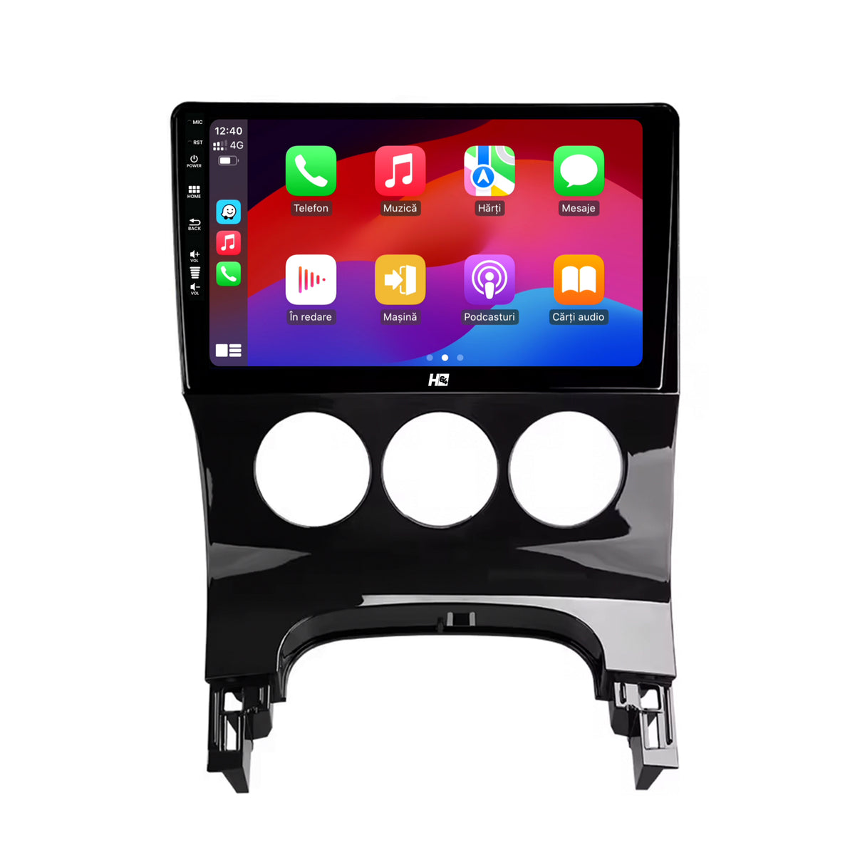 Navigatie HUB64 Peugeot 3008/5008, 4GB RAM, Android, Octacore, Slot Sim 4G, DSP, GPS, Wi-FI, Carplay, Android Auto, USB, Bluetooth, Waze, Touchscreen, 9 inch