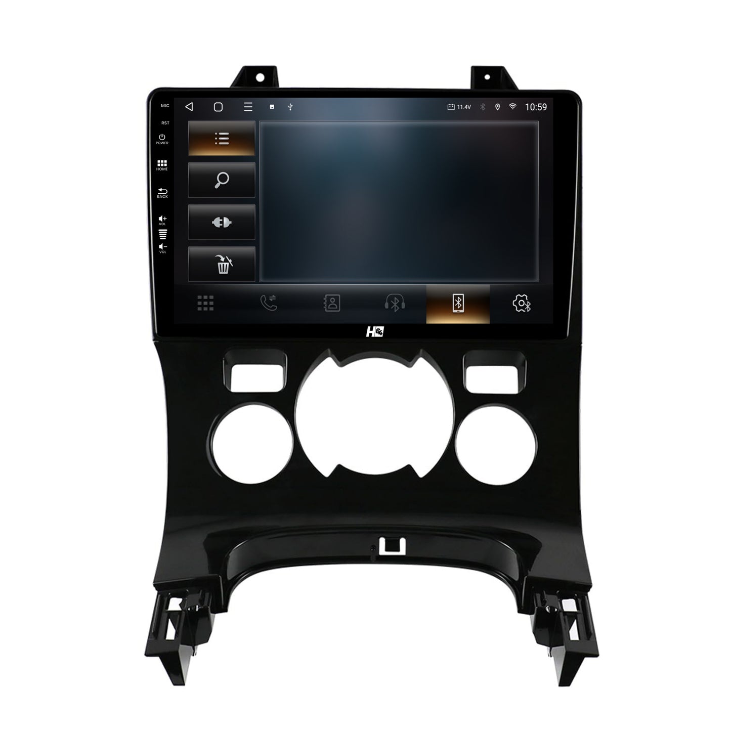 Navigatie HUB64 Peugeot 3008/5008, 8GB RAM, Android, Octacore, Slot Sim 4G, DSP, GPS, Wi-FI, Carplay, Android Auto, USB, Bluetooth, Waze, Touchscreen, 9 Inch