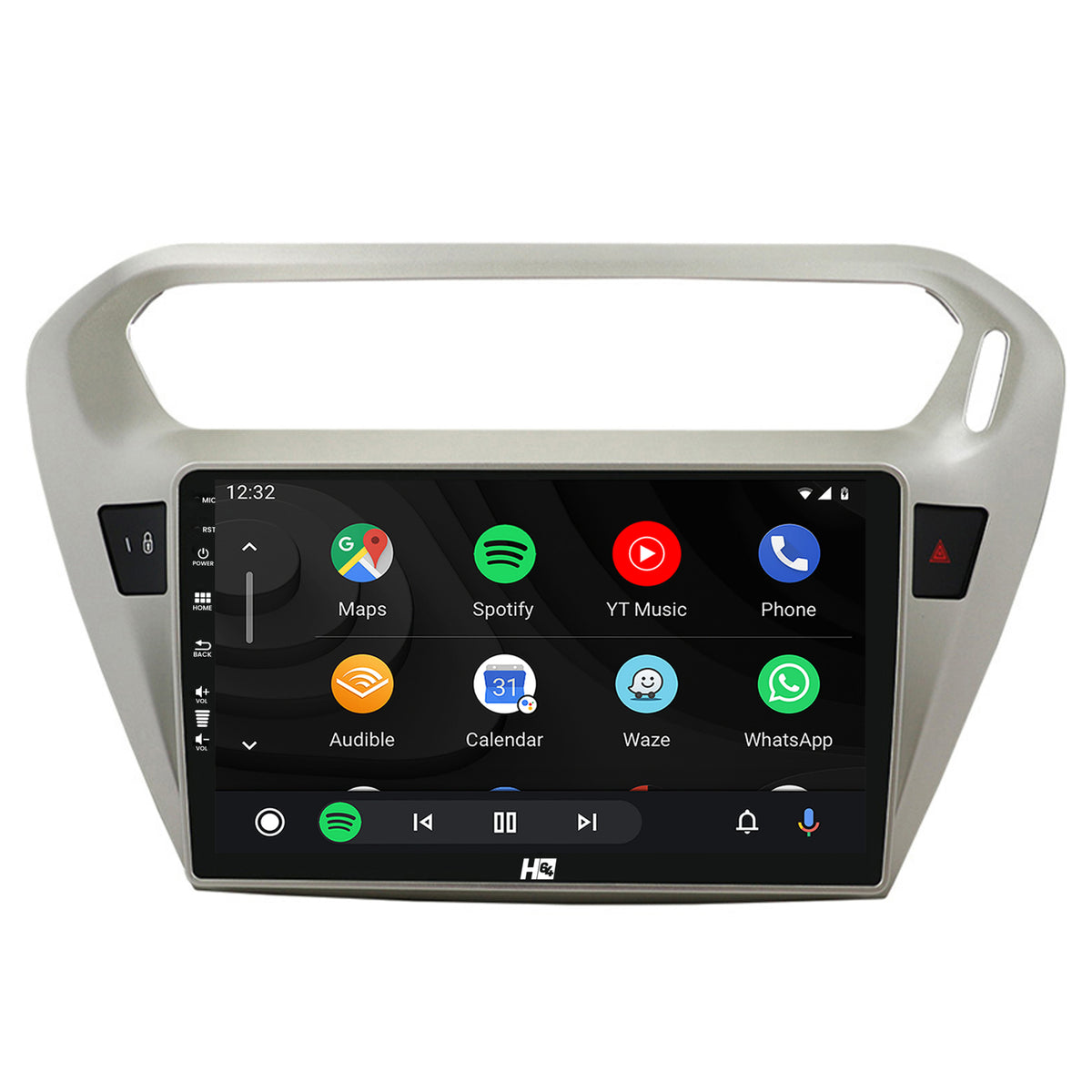 Navigatie HUB64 Peugeot 301 / Citroen C-Elysee, 4GB RAM, Android, Quadcore, DSP, GPS, Wi-FI, Carplay, Android Auto, USB, Bluetooth, Waze, Touchscreen, 9 inch
