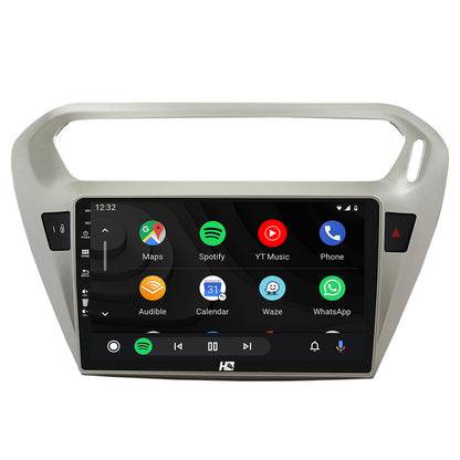 Navigatie HUB64 Peugeot 301 / Citroen C-Elysee, 6GB RAM, Android, Octacore, Slot Sim 4G, DSP, GPS, Wi-FI, Carplay, Android Auto, USB, Bluetooth, Waze, Touchscreen, 9 Inch