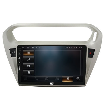 Navigatie HUB64 Peugeot 301 / Citroen C-Elysee, 8GB RAM, Android, Octacore, Slot Sim 4G, DSP, GPS, Wi-FI, Carplay, Android Auto, USB, Bluetooth, Waze, Touchscreen, 9 Inch